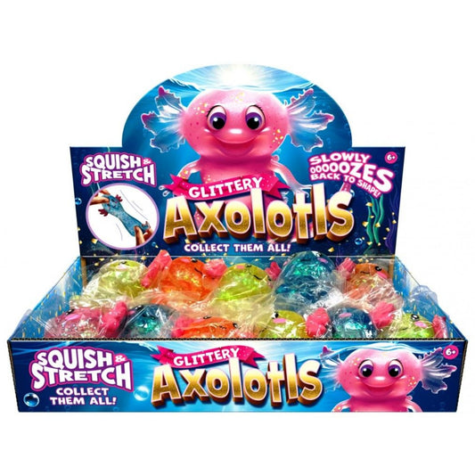 Axolotl Glitter Squishies Stress Fidget Toy