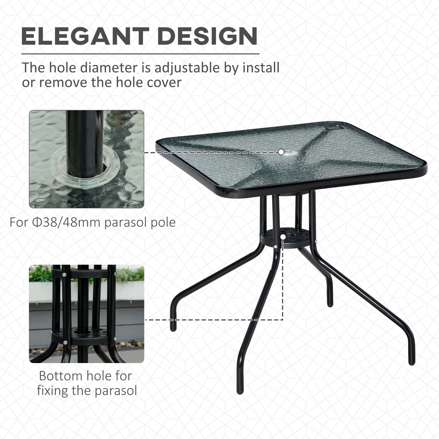 Square Patio Table