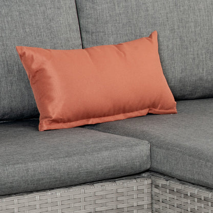 3-Pieces Outdoor PE Rattan Sofa Set