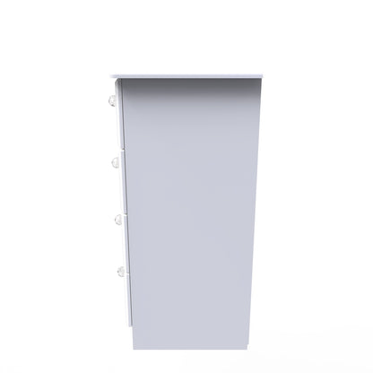 Balmoral Chest of Drawers White 4 Drawers 89cm