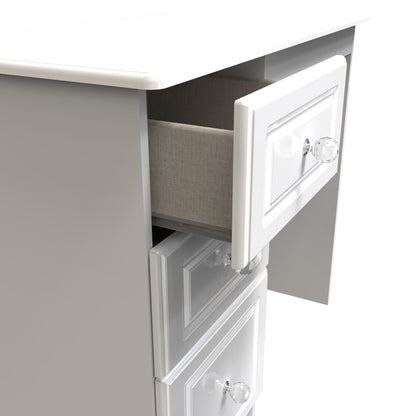 Balmoral Desk White 3 Drawers 93cm