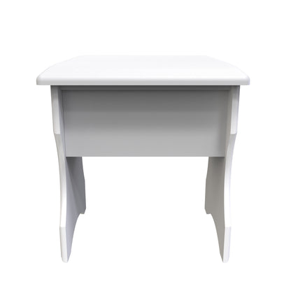 Balmoral Dressing Stool White 50cm