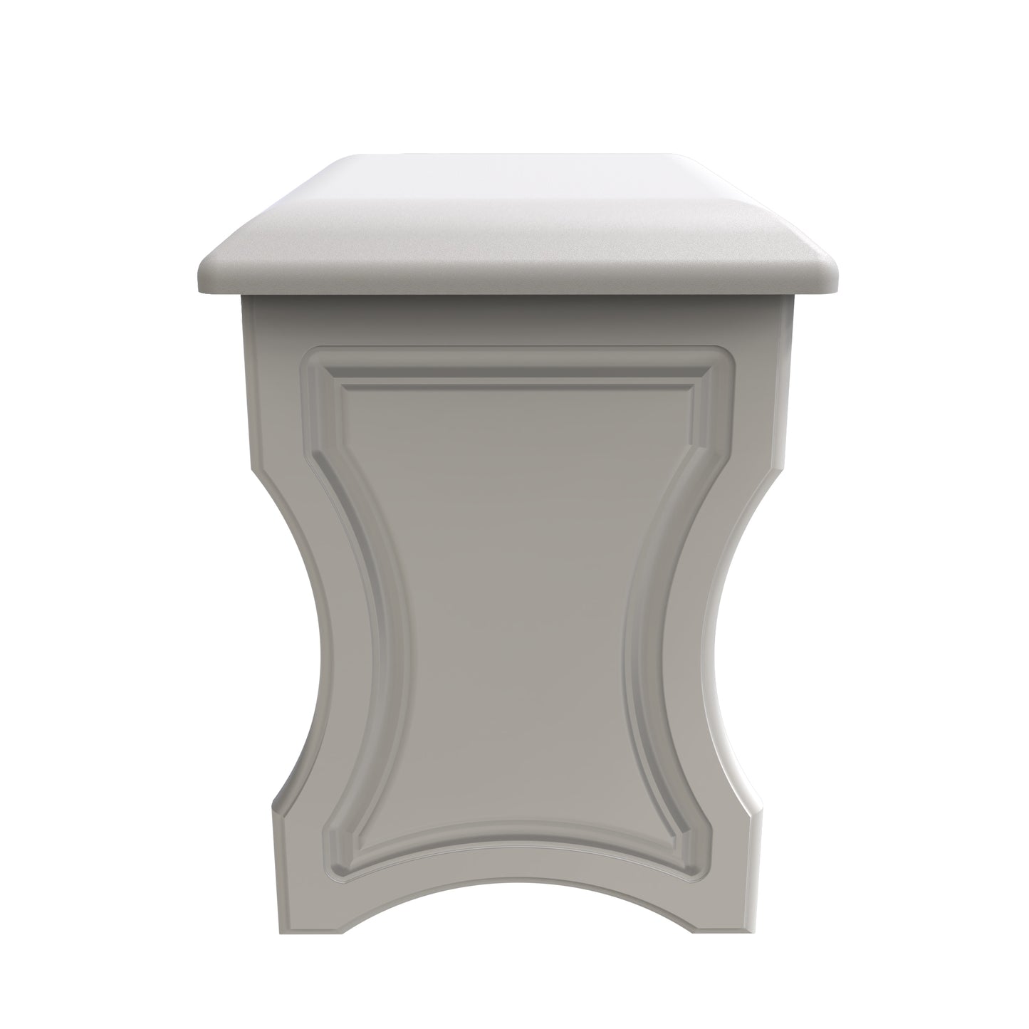 Balmoral Dressing Stool White 50cm