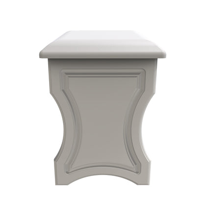 Balmoral Dressing Stool White 50cm