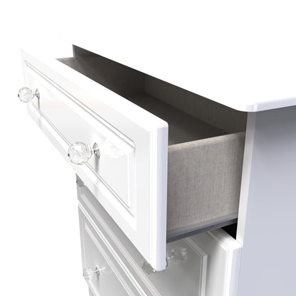 Balmoral Chest of Drawers White 3 Drawers 40cm