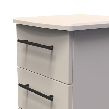 Beverley Tall Tallboy Off-White 5 Drawers 108cm