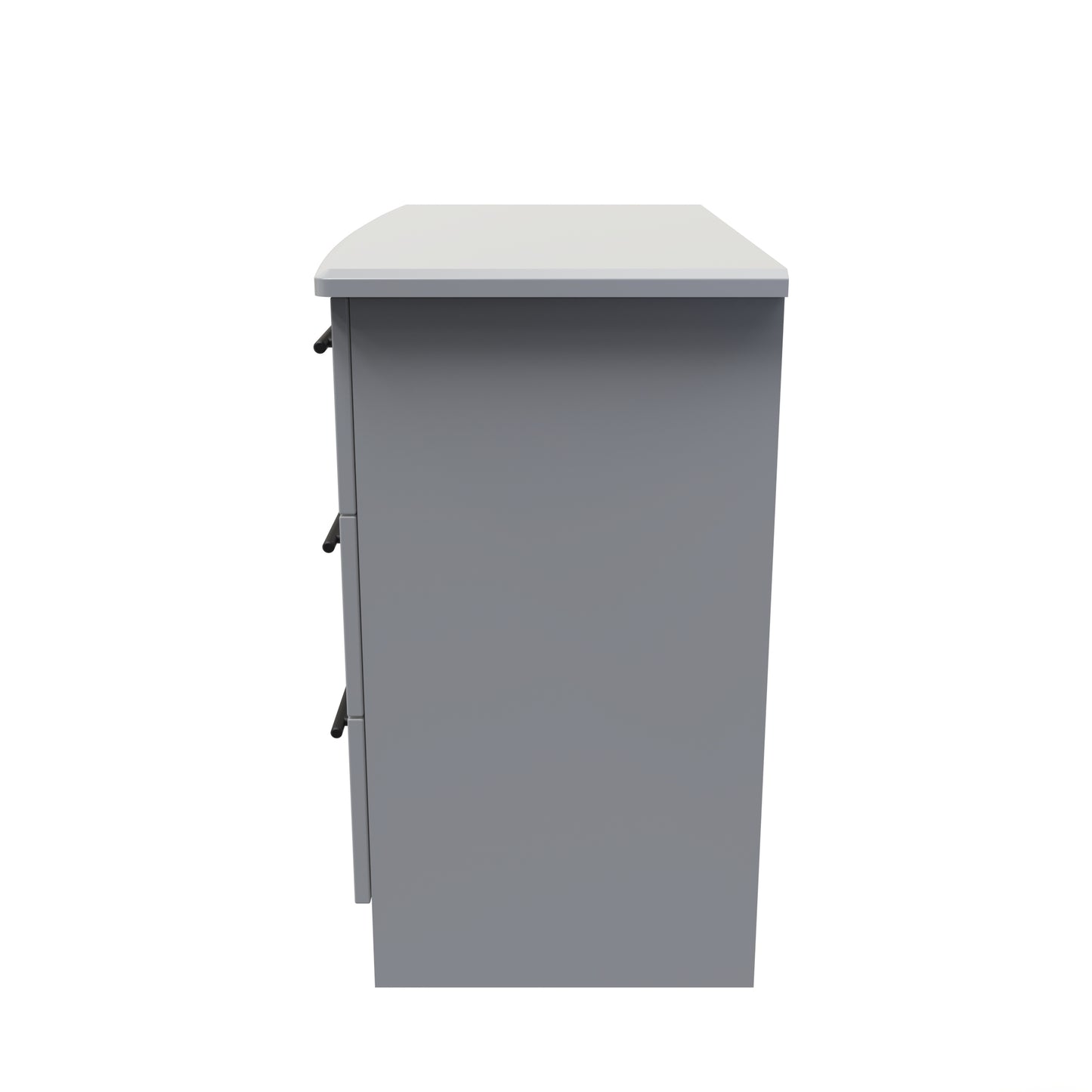Beverley Chest of Drawers Grey 3 Drawers 77cm