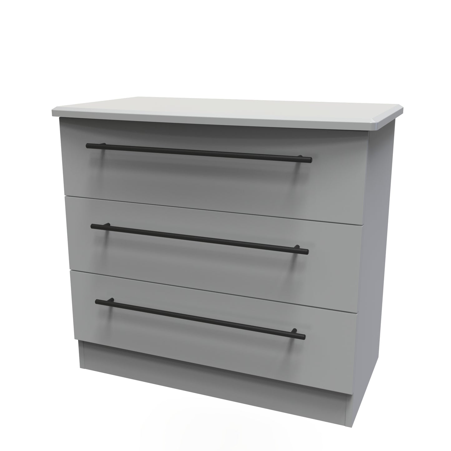 Beverley Chest of Drawers Grey 3 Drawers 77cm