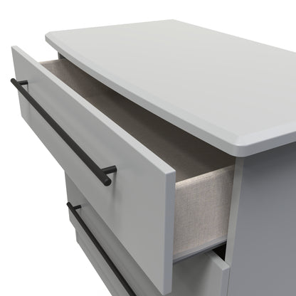 Beverley Chest of Drawers Grey 3 Drawers 77cm
