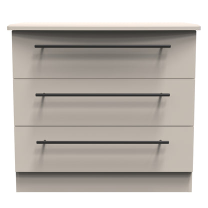 Beverley Chest of Drawers Off-White 3 Drawers 77cm