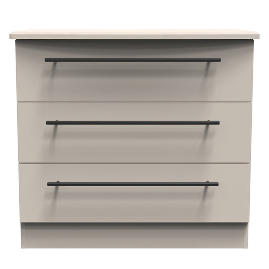 Beverley Chest of Drawers Off-White 3 Drawers 77cm