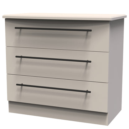 Beverley Chest of Drawers Off-White 3 Drawers 77cm