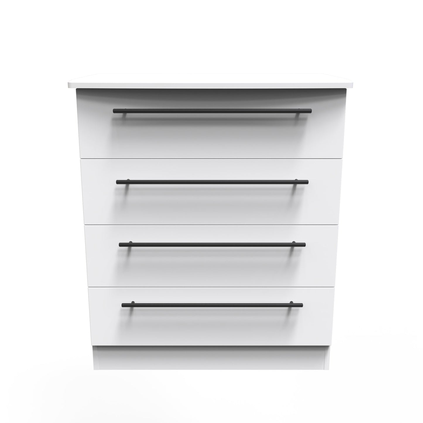 Beverley Chest of Drawers White 4 Drawers 89cm