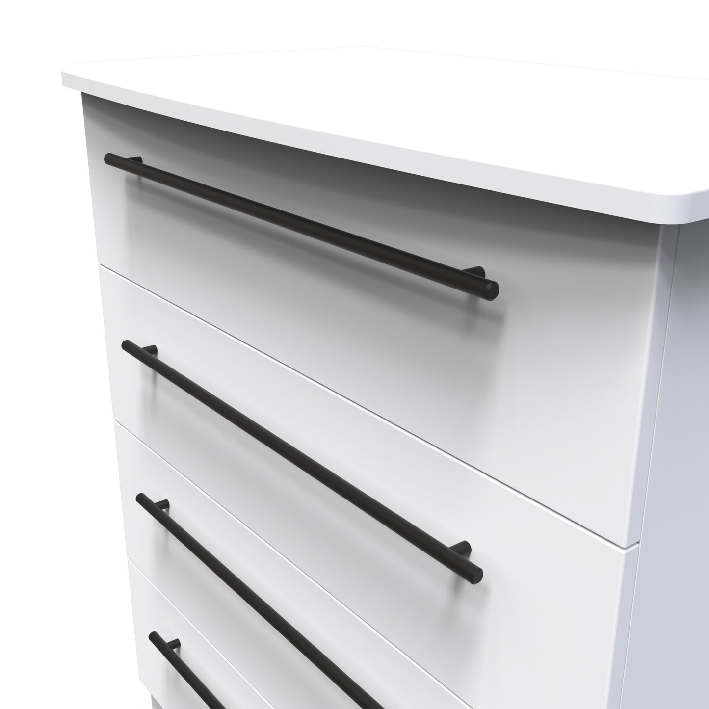 Beverley Chest of Drawers White 4 Drawers 89cm