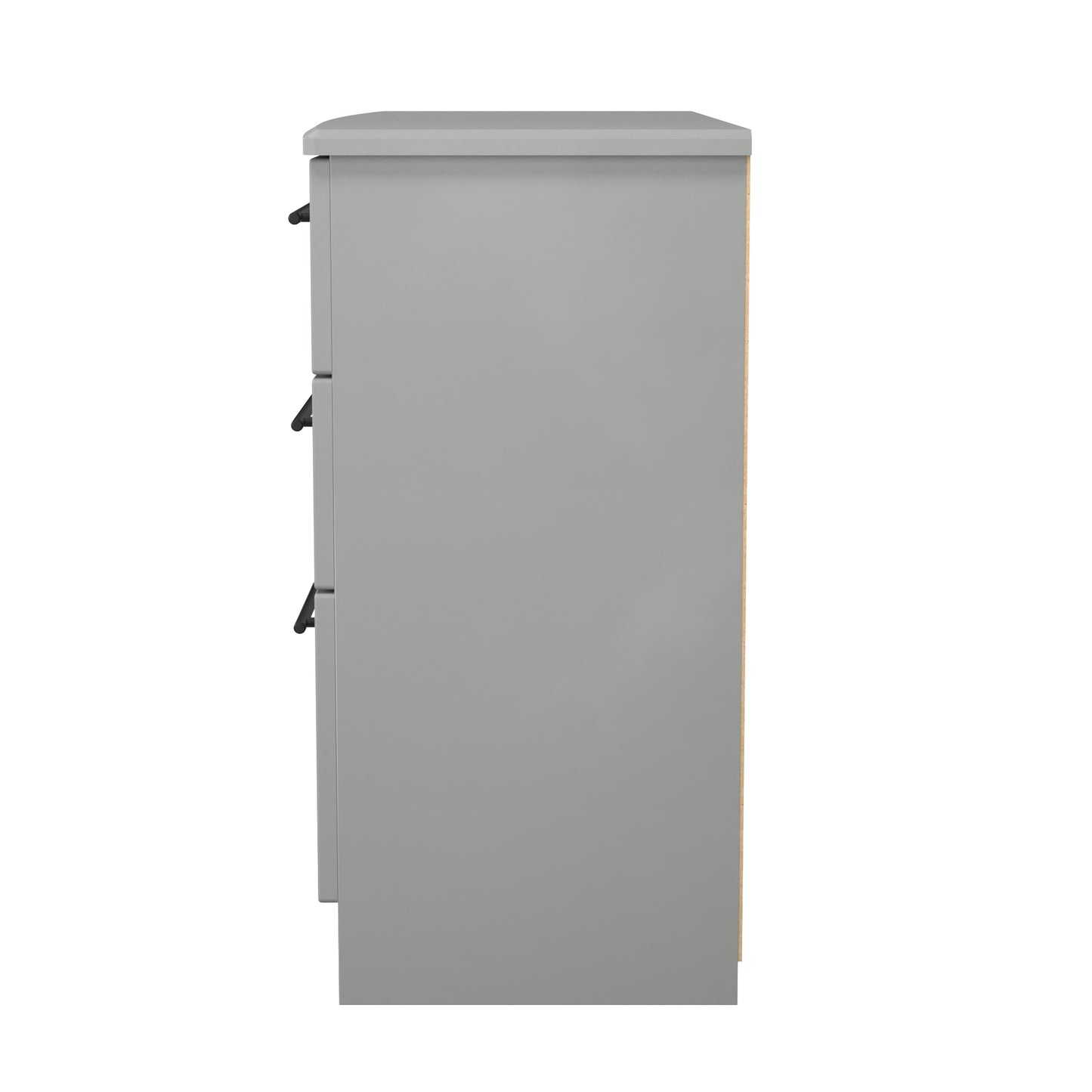 Beverley Large Chest of Drawers Grey 6 Drawers 112cm