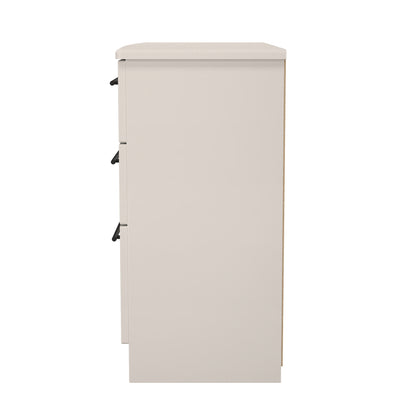 Beverley Large Chest of Drawers Off-White 6 Drawers 112cm