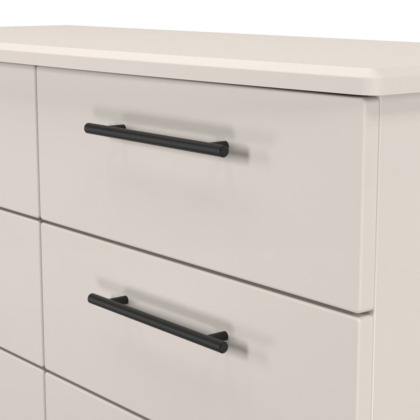 Beverley Large Chest of Drawers Off-White 6 Drawers 112cm