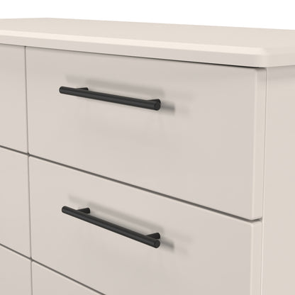 Beverley Large Chest of Drawers Off-White 6 Drawers 112cm