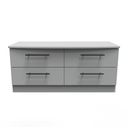 Beverley Large Chest of Drawers Grey 4 Drawers 112cm
