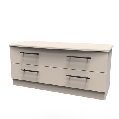 Beverley Large Chest of Drawers Off-White 4 Drawers 112cm