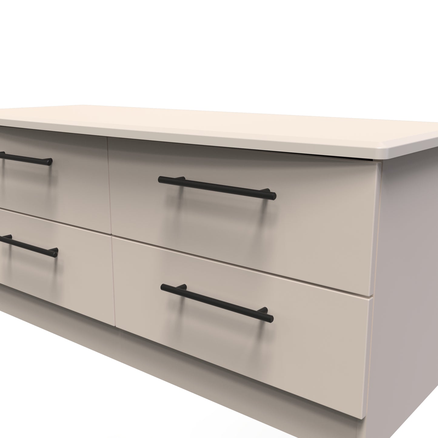 Beverley Large Chest of Drawers Off-White 4 Drawers 112cm