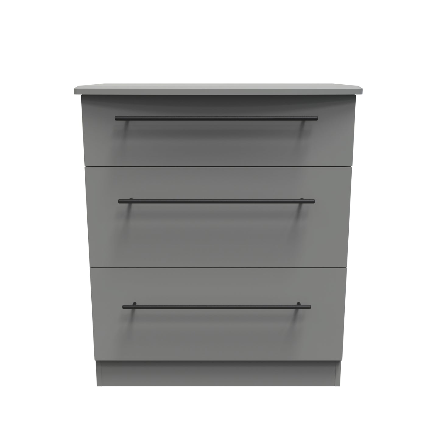 Beverley Chest of Drawers Grey 3 Drawers 42cm