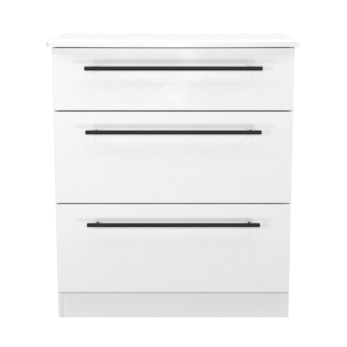Beverley Chest of Drawers White 3 Drawers 42cm