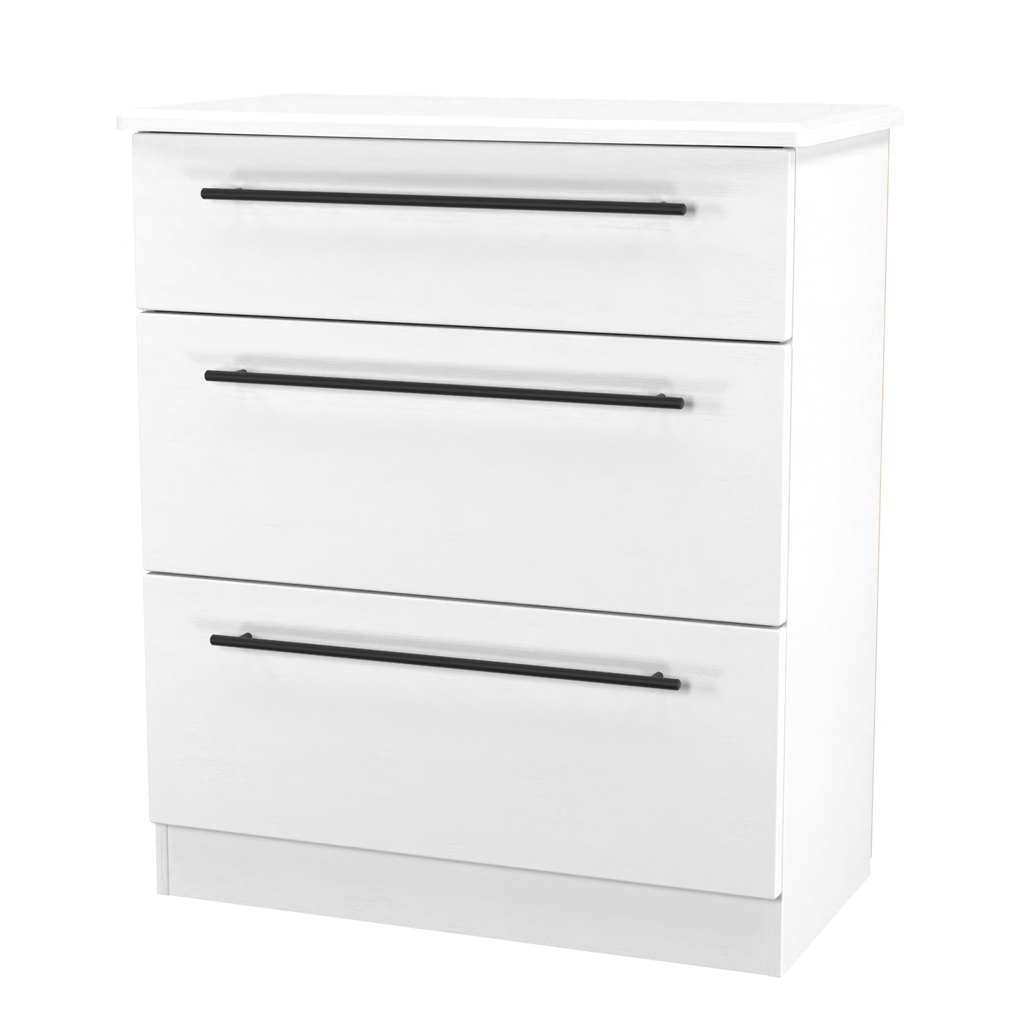 Beverley Chest of Drawers White 3 Drawers 42cm
