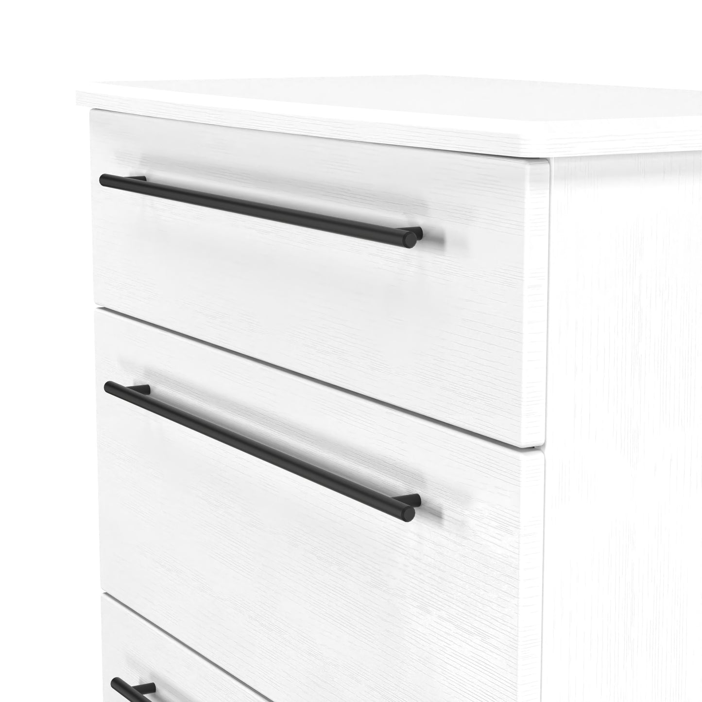 Beverley Chest of Drawers White 3 Drawers 42cm