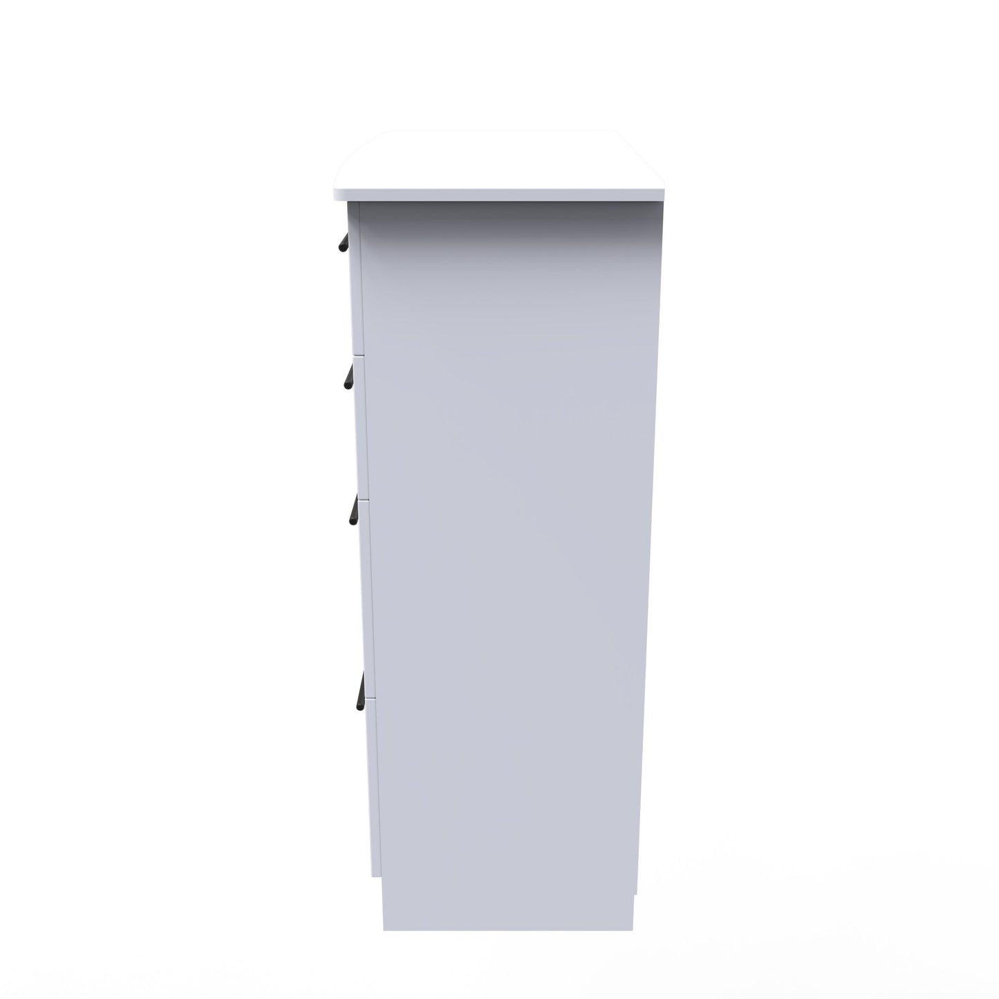 Beverley Tall Chest of Drawers White 4 Drawers 108cm