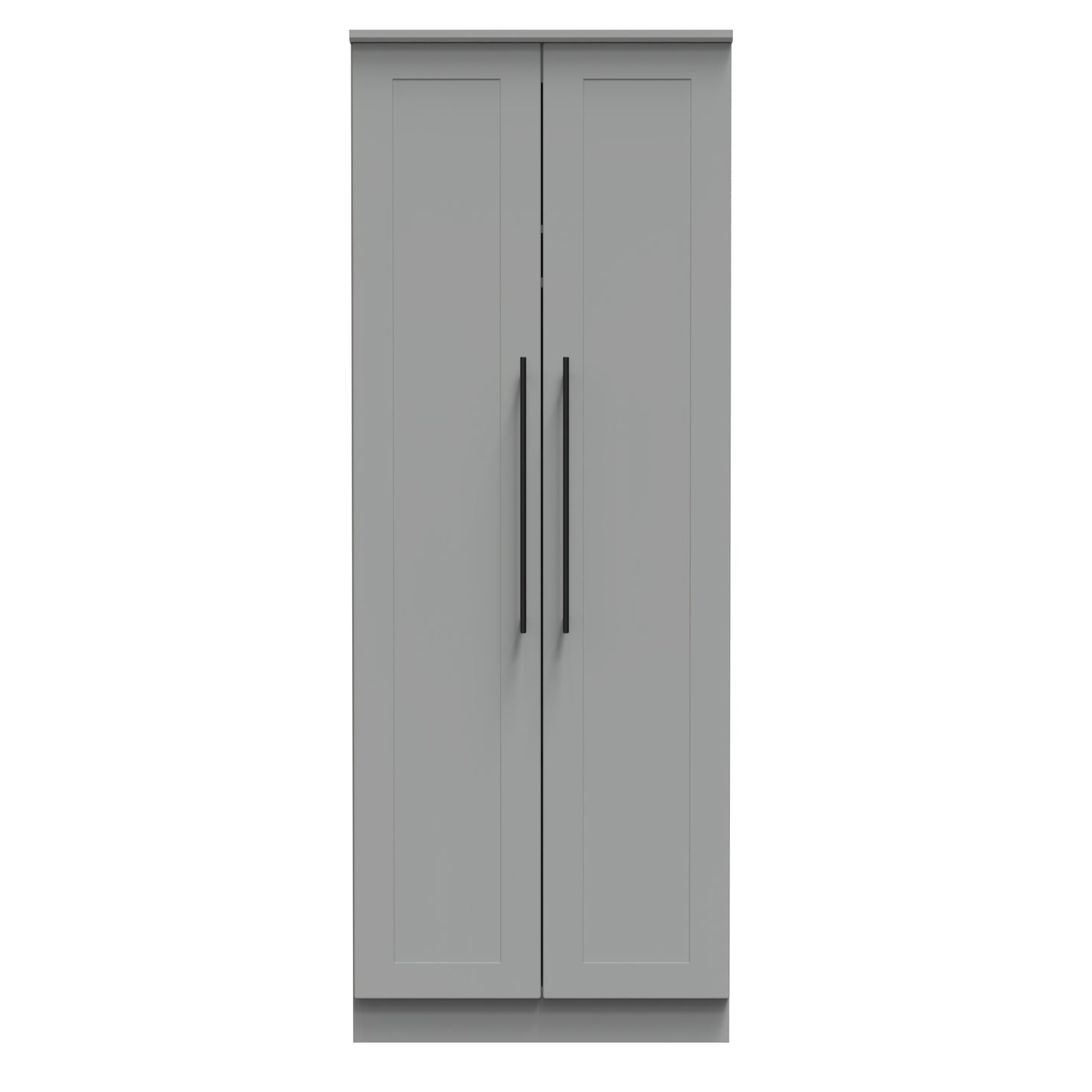 Beverley Tall Wardrobe Grey 2 Doors 196cm