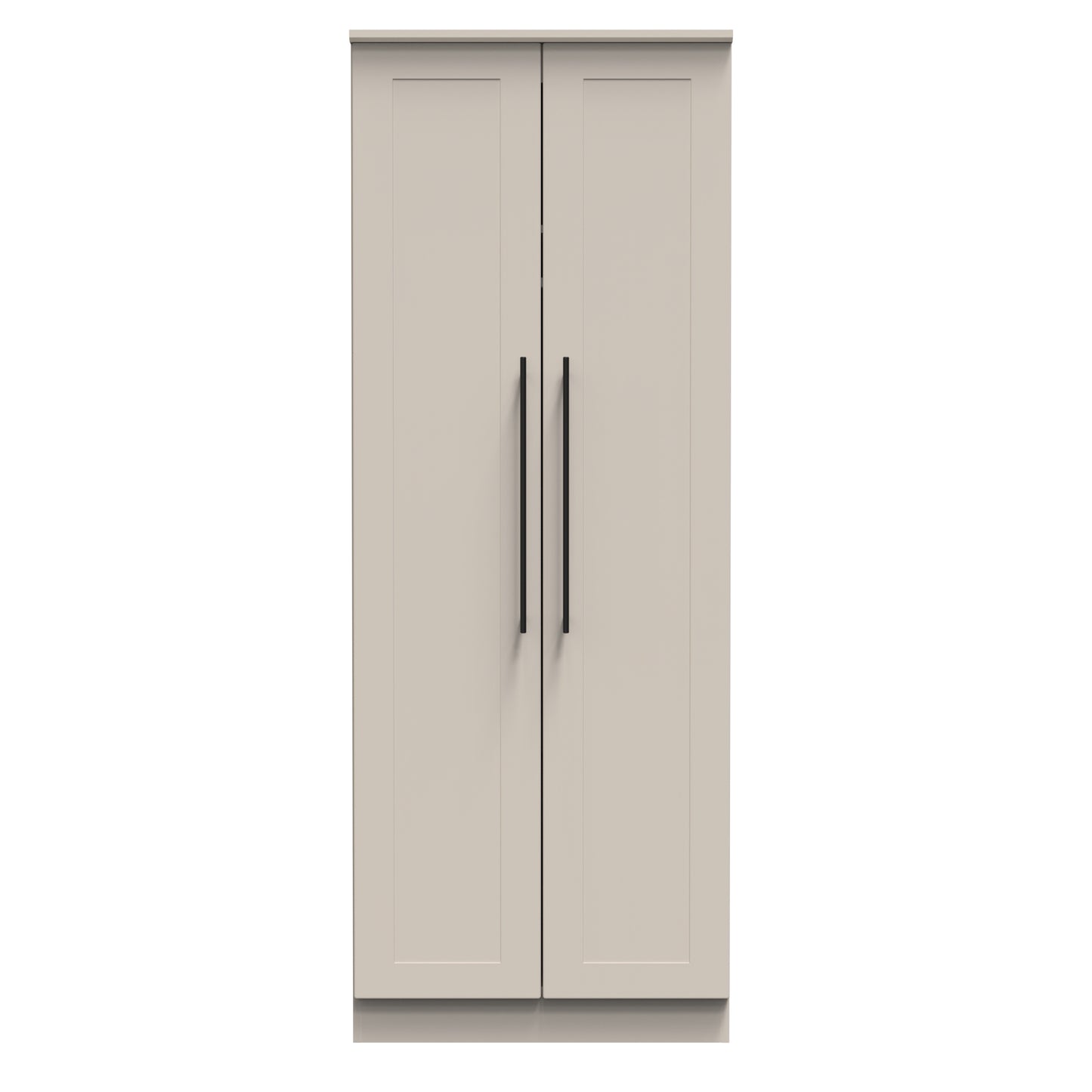 Beverley Tall Wardrobe Off-White 2 Doors 196cm