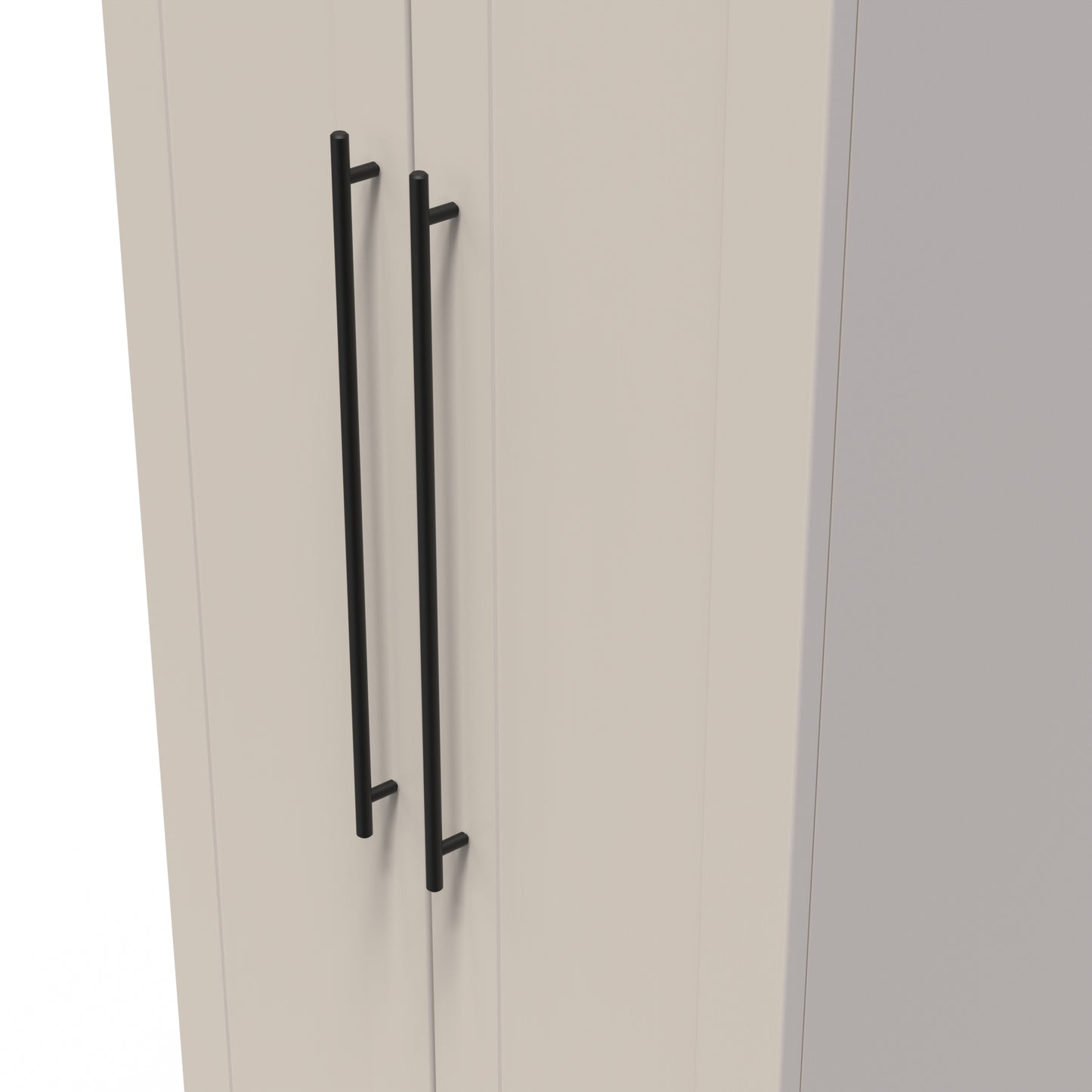 Beverley Tall Wardrobe Off-White 2 Doors 196cm