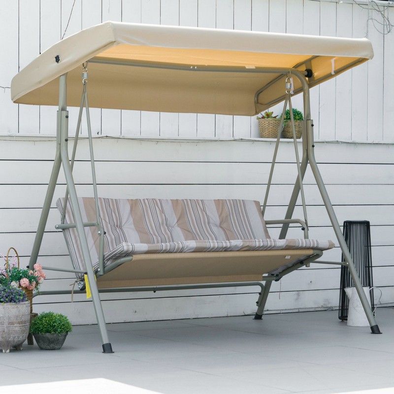 3 Seater Garden Swing Chair