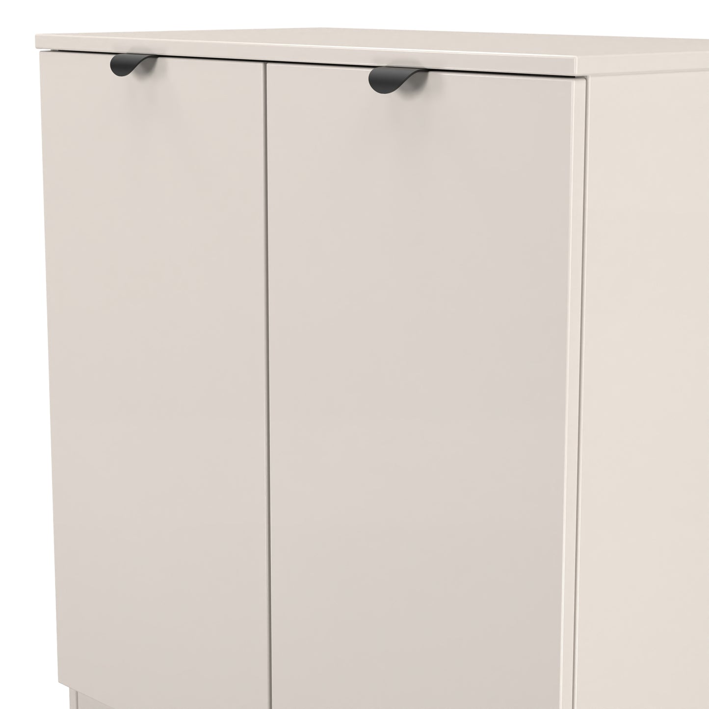 Bora Cabinet Off-White 2 Doors 1 Shelf 79cm