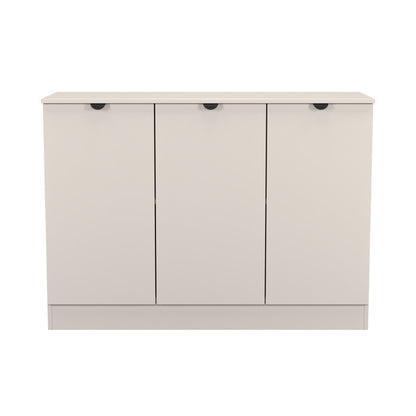 Bora Large Sideboard Off-White 3 Doors 1 Shelf 110cm