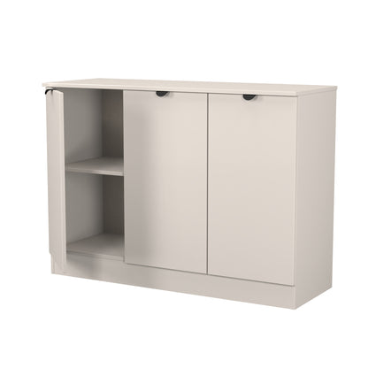 Bora Large Sideboard Off-White 3 Doors 1 Shelf 110cm
