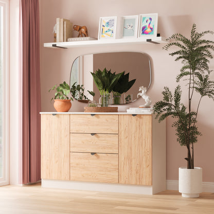 Bora Large Sideboard Not Applicable 2 Doors 2 Shelves 3 Drawers 126cm