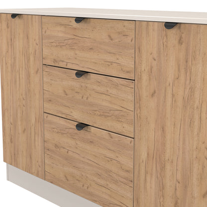 Bora Large Sideboard Not Applicable 2 Doors 2 Shelves 3 Drawers 126cm