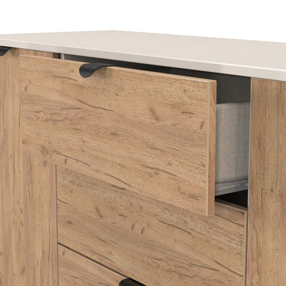 Bora Large Sideboard Not Applicable 2 Doors 2 Shelves 3 Drawers 126cm