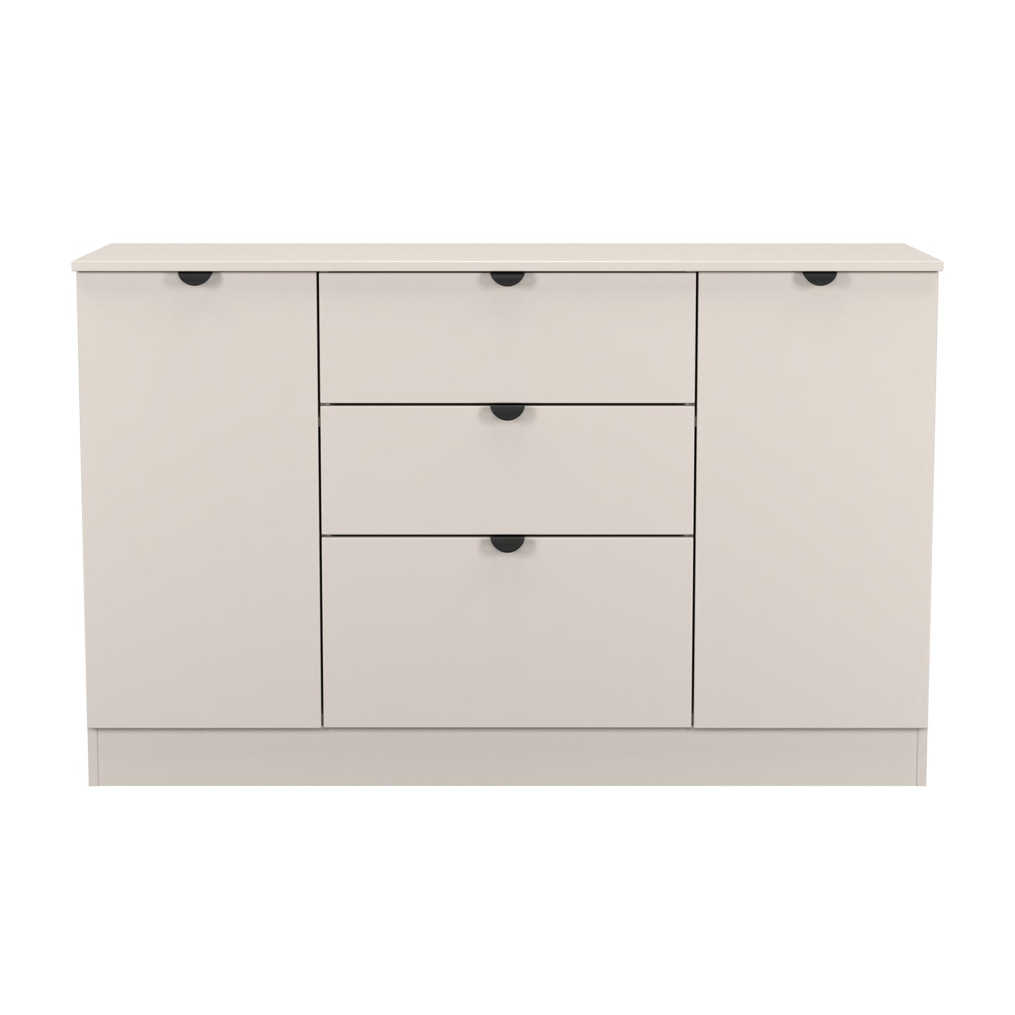 Bora Large Sideboard Off-White 2 Doors 2 Shelves 3 Drawers 126cm