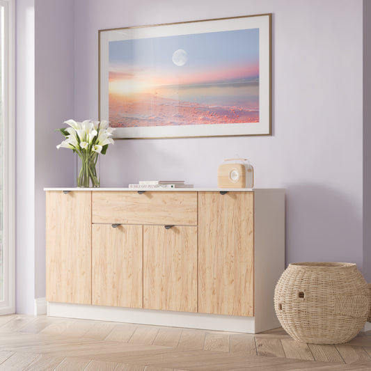 Bora Large Sideboard Not Applicable 4 Doors 2 Shelves 1 Drawer 144cm