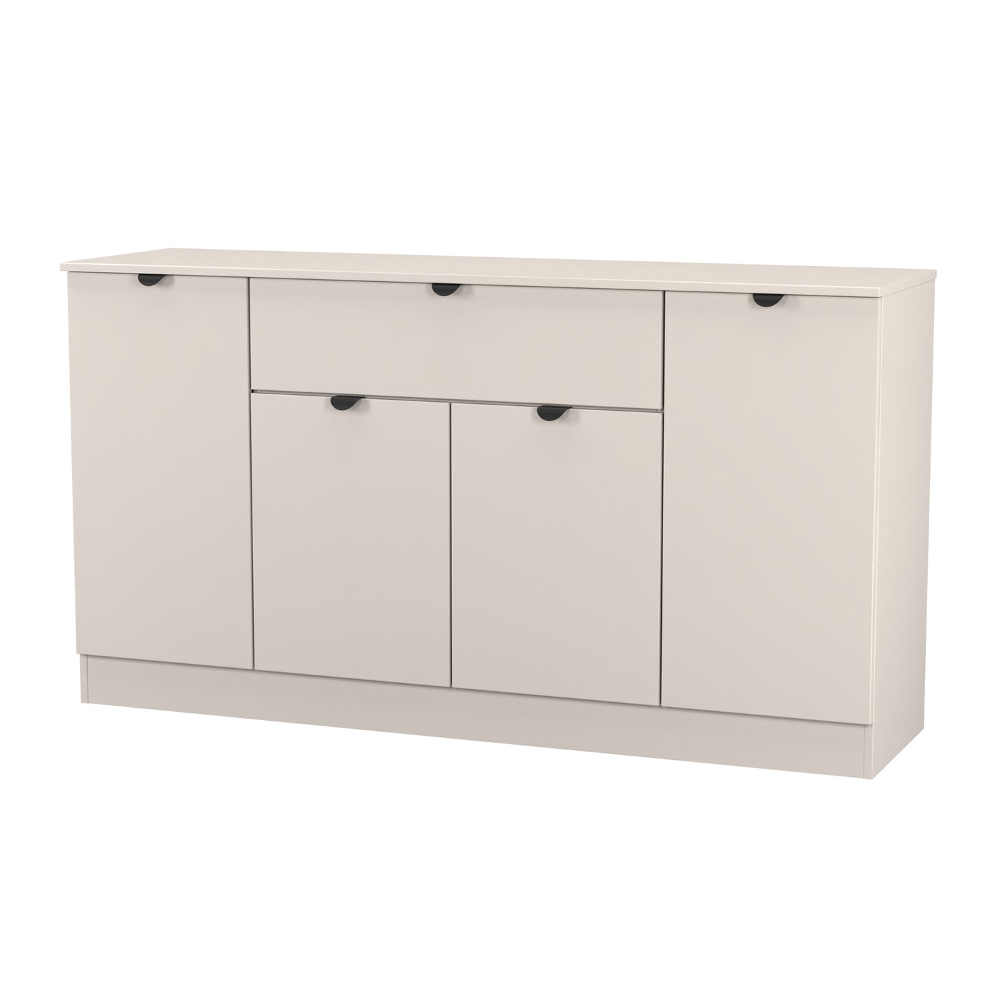 Bora Large Sideboard Off-White 4 Doors 2 Shelves 1 Drawer 144cm