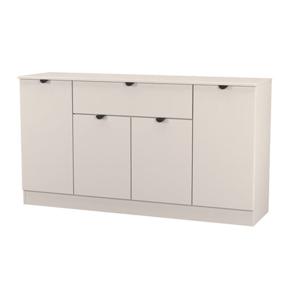 Bora Large Sideboard Off-White 4 Doors 2 Shelves 1 Drawer 144cm
