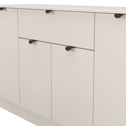 Bora Large Sideboard Off-White 4 Doors 2 Shelves 1 Drawer 144cm