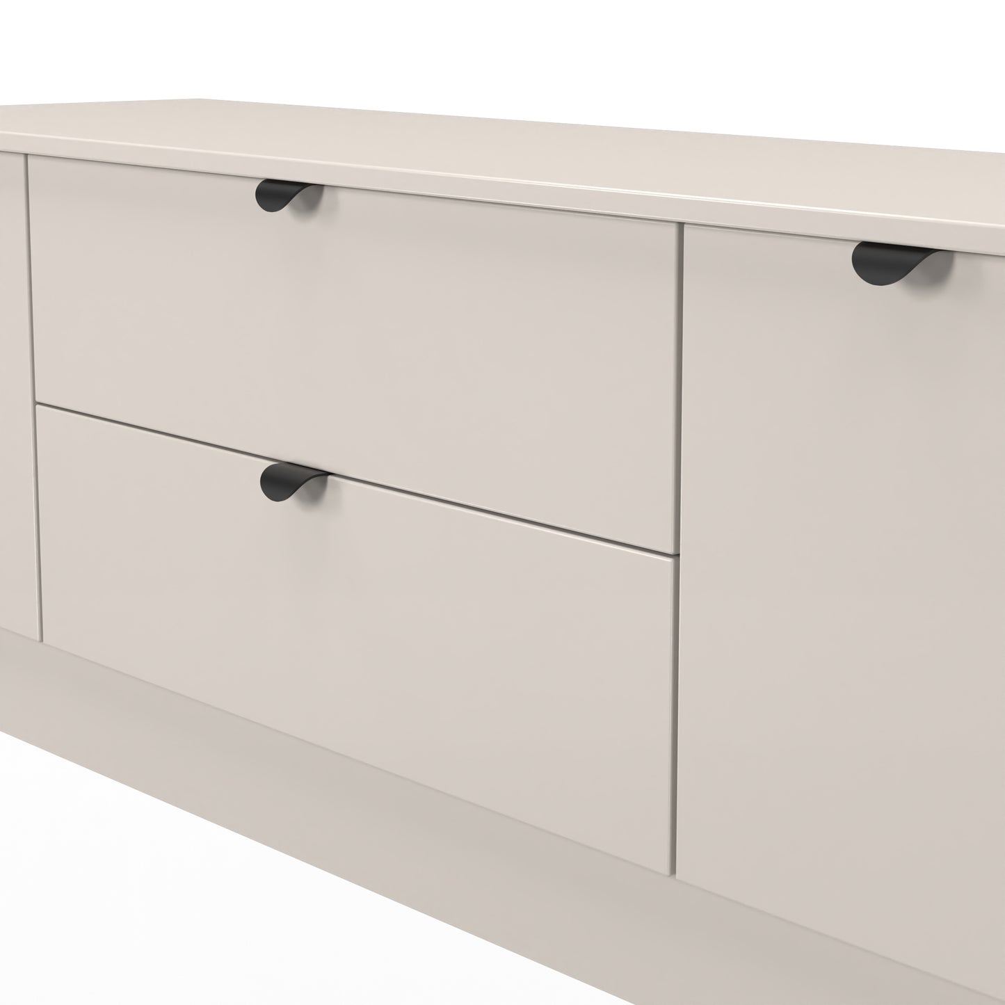 Bora TV Unit Off-White 2 Drawers 2 Doors 144cm