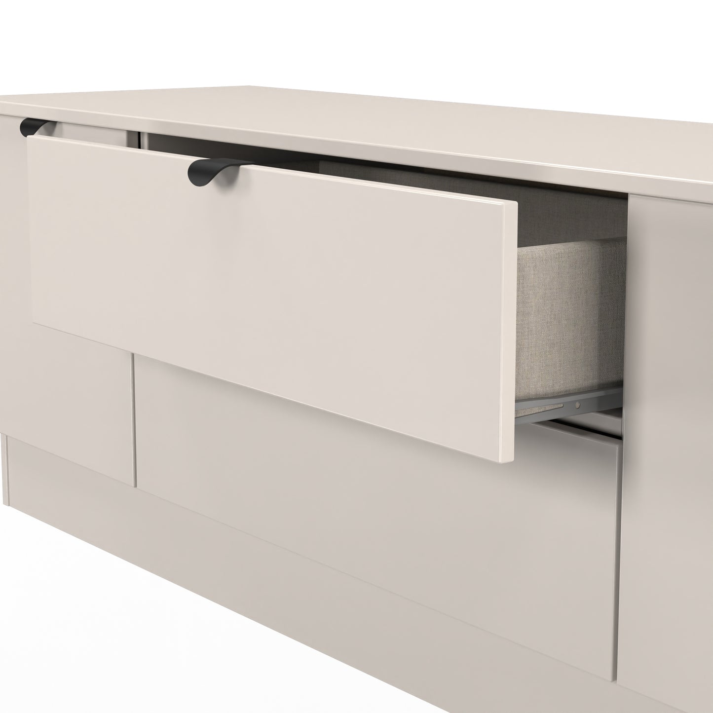 Bora TV Unit Off-White 2 Drawers 2 Doors 144cm