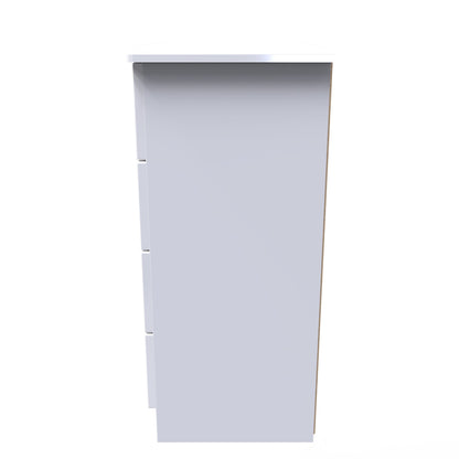 Camden Chest of Drawers White 4 Drawers 58cm