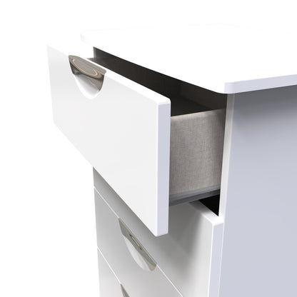 Camden Chest of Drawers White 4 Drawers 58cm