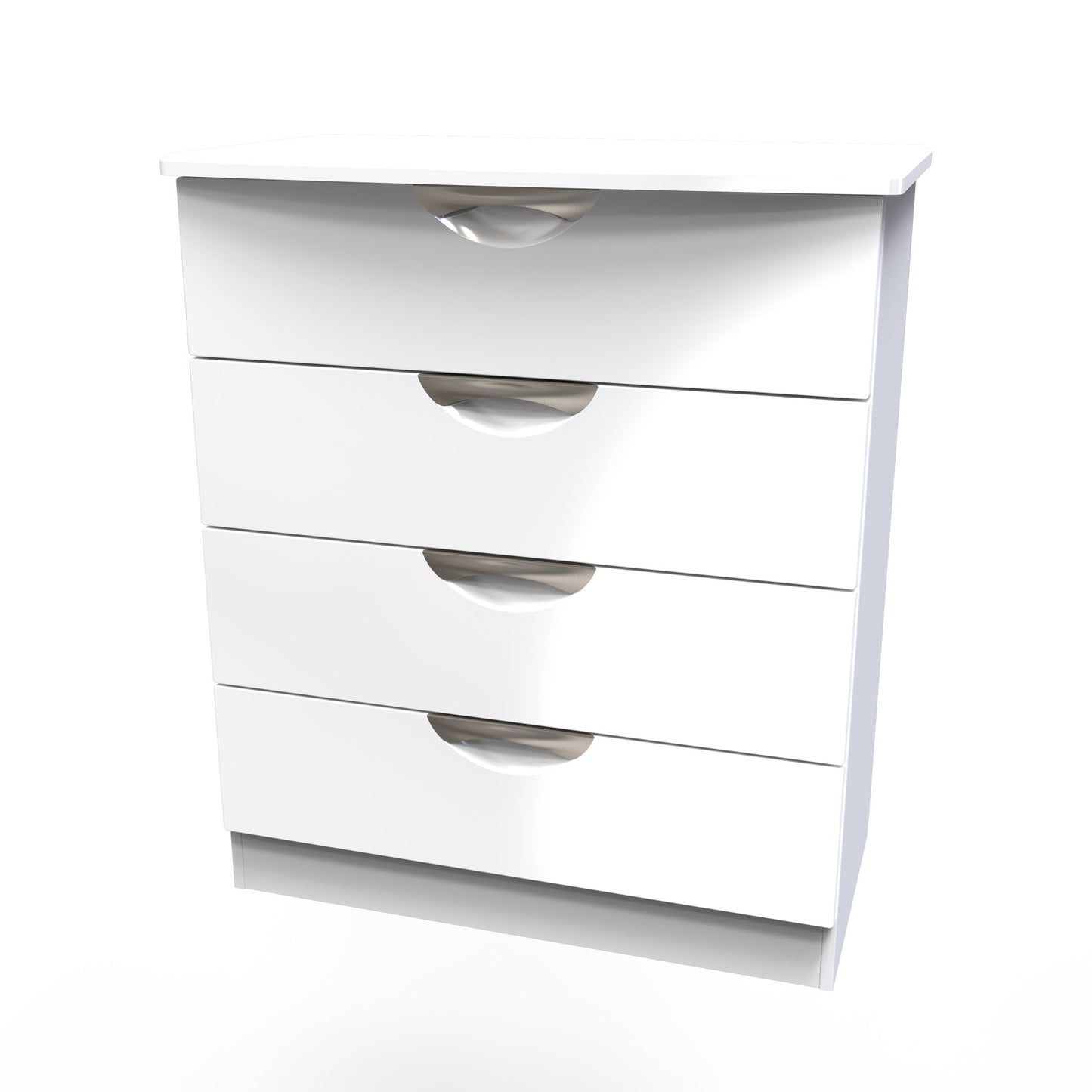 Camden Chest of Drawers White 4 Drawers 77cm